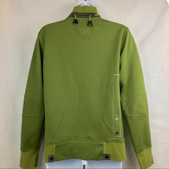 Gersemi Green Sweatshirt zip up Jacket Polyester M - Picture 4 of 8